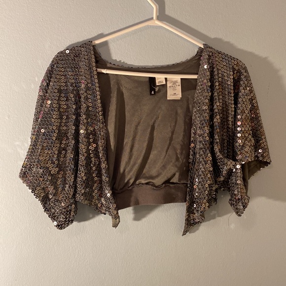 August Silk 2 piece women’s tank top and cover up set sparkly - Picture 3 of 5